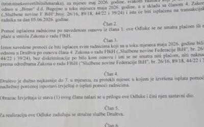 bimas zahvala vladi